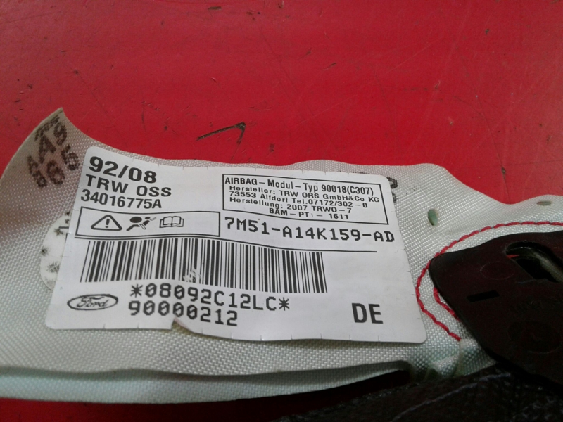 Airbag cortina esquerdo FORD Focus II (DA_) Imagem-2