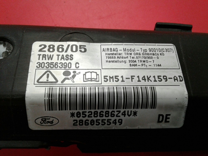 Airbag cortina esquerdo FORD Focus II (DA_) Imagem-1