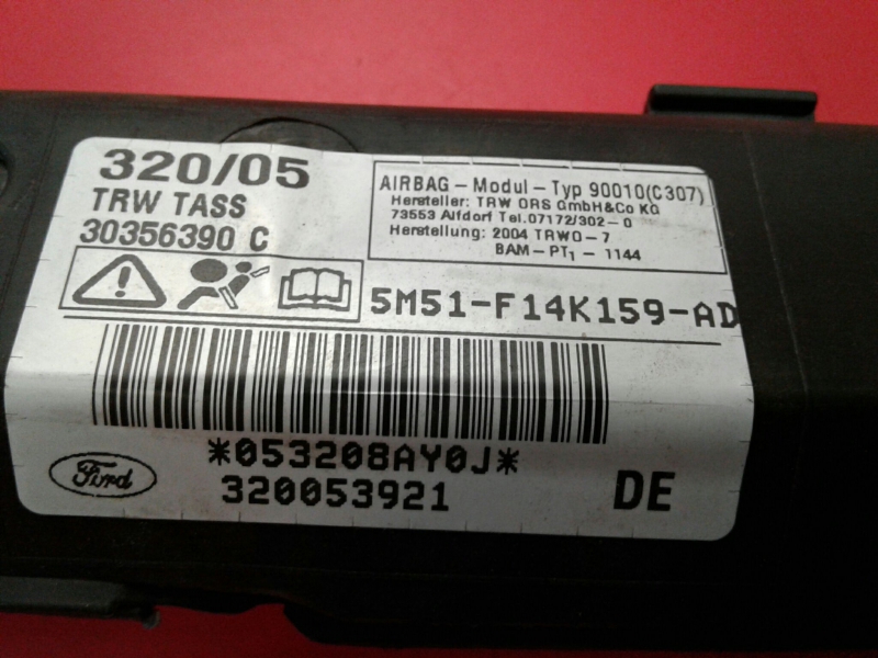 Airbag cortina esquerdo FORD Focus II (DA_) Imagem-1