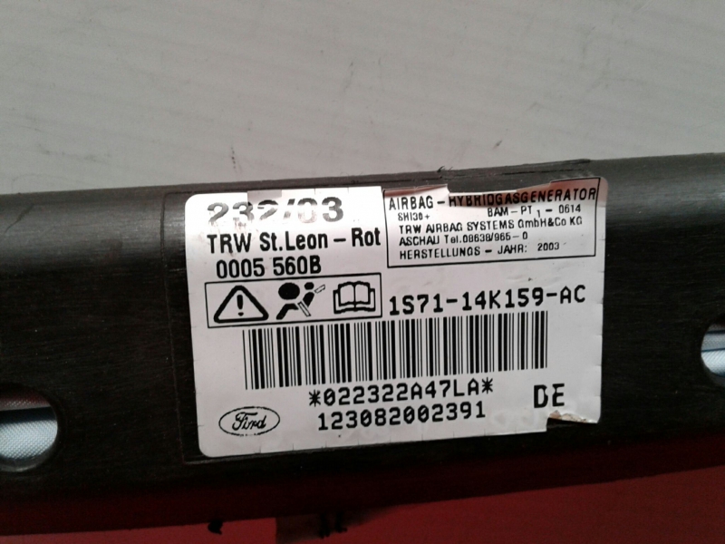 Airbag cortina esquerdo FORD Mondeo III (B5Y) Imagem-1