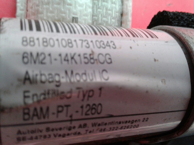 Airbag cortina esquerdo FORD S-Max (WA6) Imagem-2