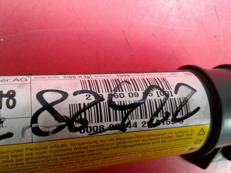 Airbag cortina esquerdo MERCEDES-BENZ Classe E (W210) Imagem-2