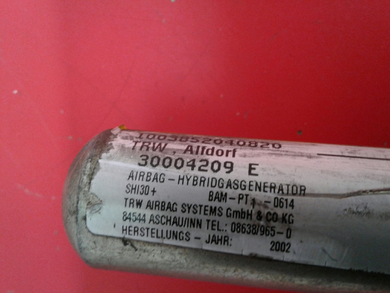 Left Curtain Airbag MERCEDES-BENZ Classe C (W203) Imagem-2