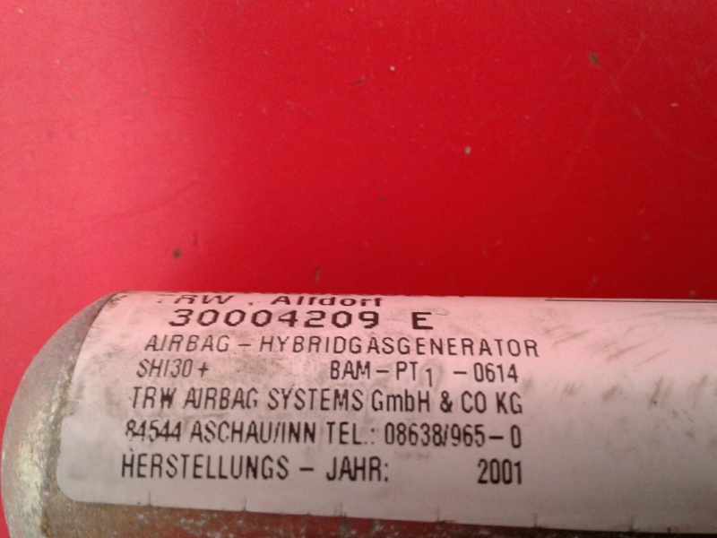 Airbag cortina esquerdo MERCEDES-BENZ Classe C (W203) Imagem-2