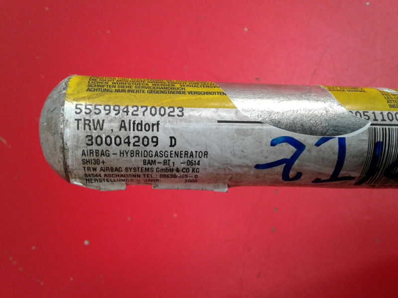 Airbag cortina esquerdo MERCEDES-BENZ Classe C (W203) Imagem-2