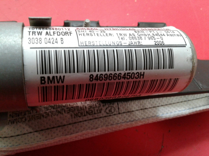 Airbag cortina esquerdo BMW 3 (E90) Imagem-2