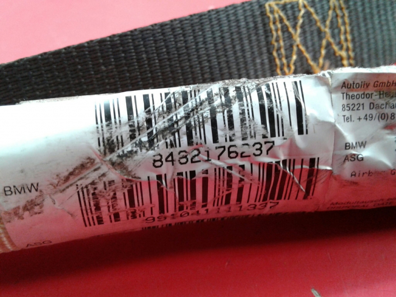 Airbag cortina esquerdo BMW 5 (E39) Imagem-2