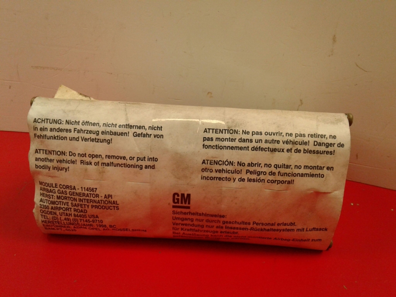 Airbag passageiro OPEL Corsa B