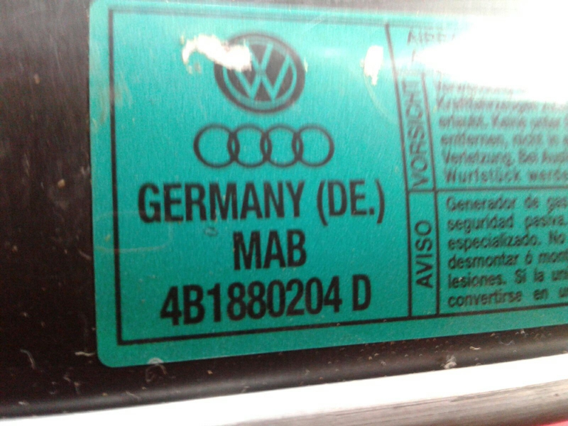 Airbag Kit AUDI A6 (4B2, C5) Imagem-4