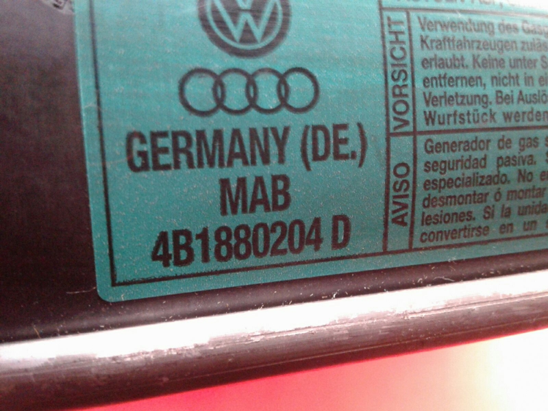 Airbag Kit AUDI A6 (4B2, C5) Imagem-4