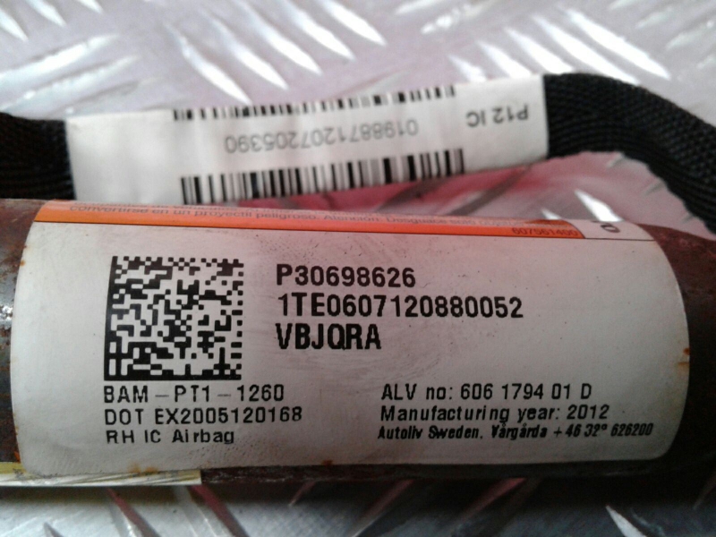 Airbag Rideau Droite VOLVO V50 (MW) Imagem-2