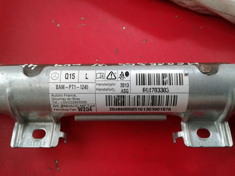 Airbag cortina esquerdo MERCEDES-BENZ Classe C (W204) Imagem-2