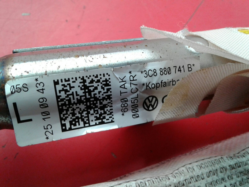 Airbag cortina esquerdo VOLKSWAGEN Passat CC (357) Imagem-2