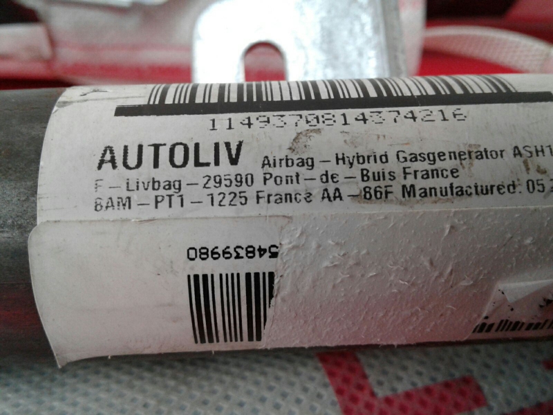 Airbag cortina esquerdo CITROËN C4 I (LC_) Imagem-2