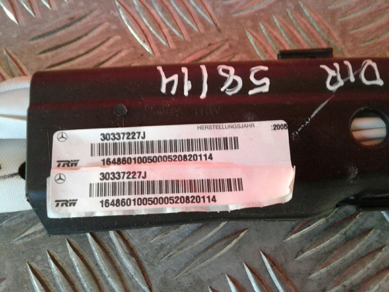 Right Curtain Airbag MERCEDES-BENZ Classe M (W164) Imagem-1