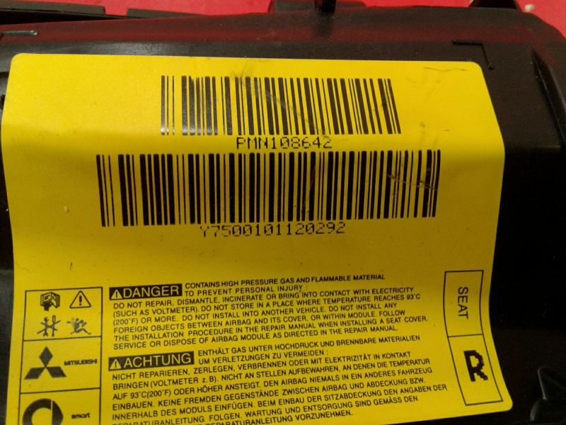 Airbag  Droite MITSUBISHI Colt VI (Z3_A, Z2_A) Imagem-1