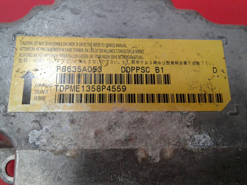 Calculateur  airbag MITSUBISHI Outlander II (CW_W) Imagem-1