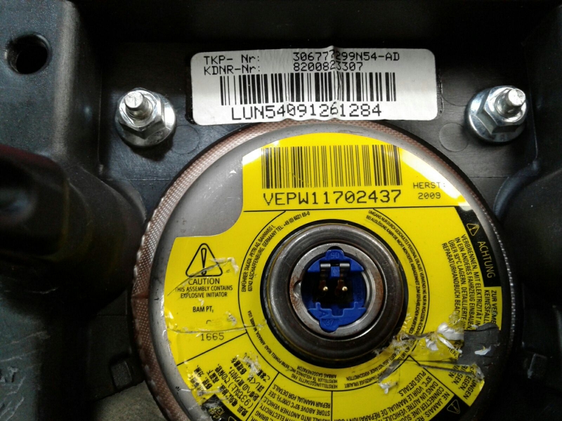 Airbag Kit DACIA Sandero (BS_) Imagem-3