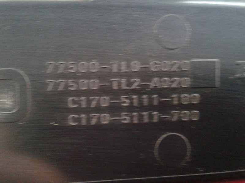 Glove Box / Compartment HONDA Accord VIII Sedan (CU_) Imagem-3