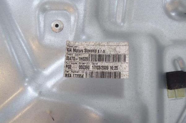 Alzavetro posteriore sinistro KIA Ceed (ED) Imagem-5