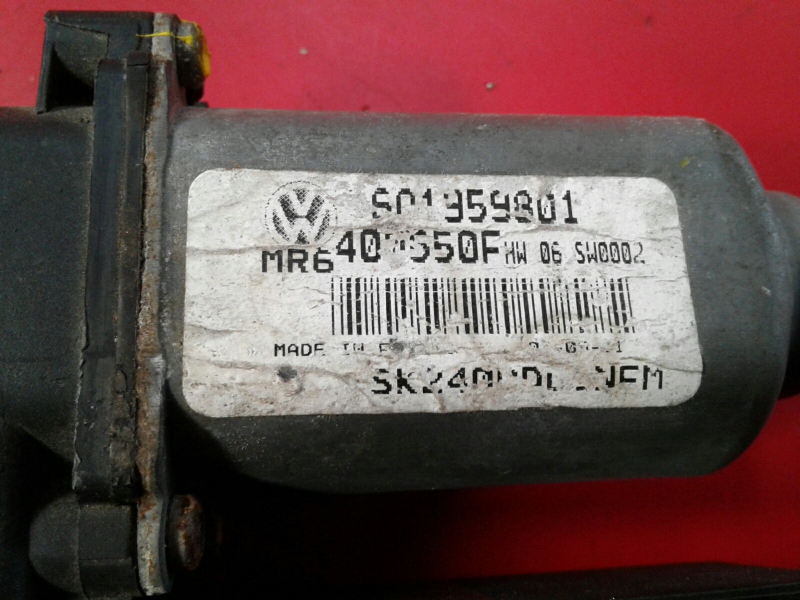 Motor vidro frente esquerdo SKODA Fabia I Hatchback (6Y2) Imagem-3