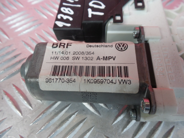 Motor Elevalunas Trasero Derecho VOLKSWAGEN Touran (1T) Imagem-5