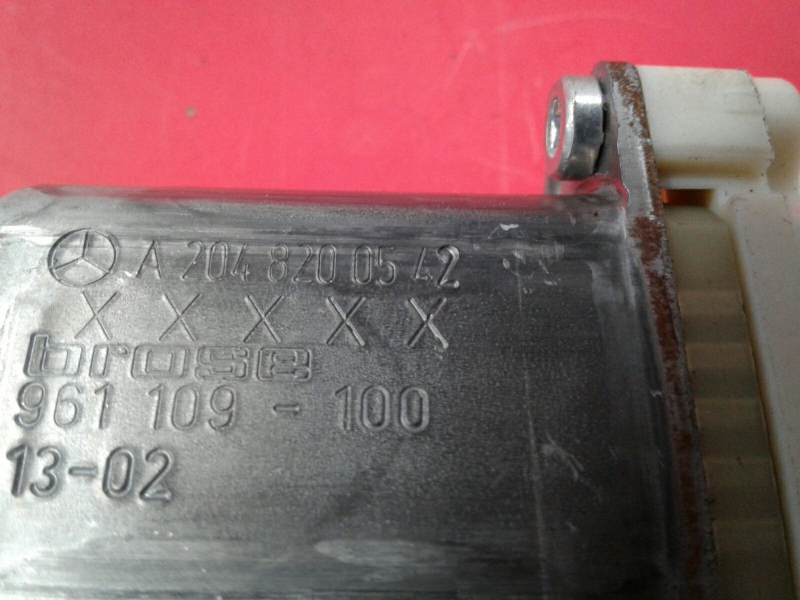 Left Rear  Door Window Regulator Motor MERCEDES-BENZ Classe C (W204) Imagem-1