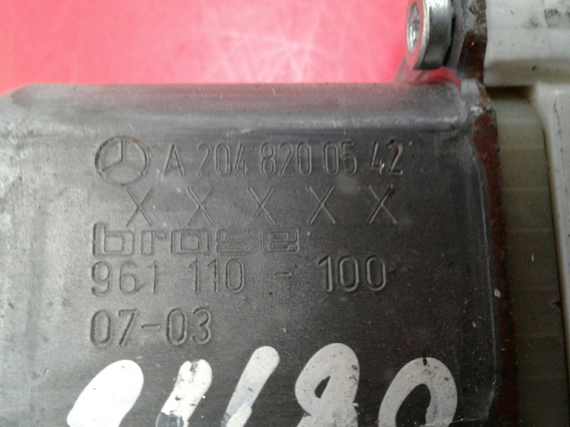 Fensterhebermotor hinten rechts MERCEDES-BENZ Classe C (W204) Imagem-1