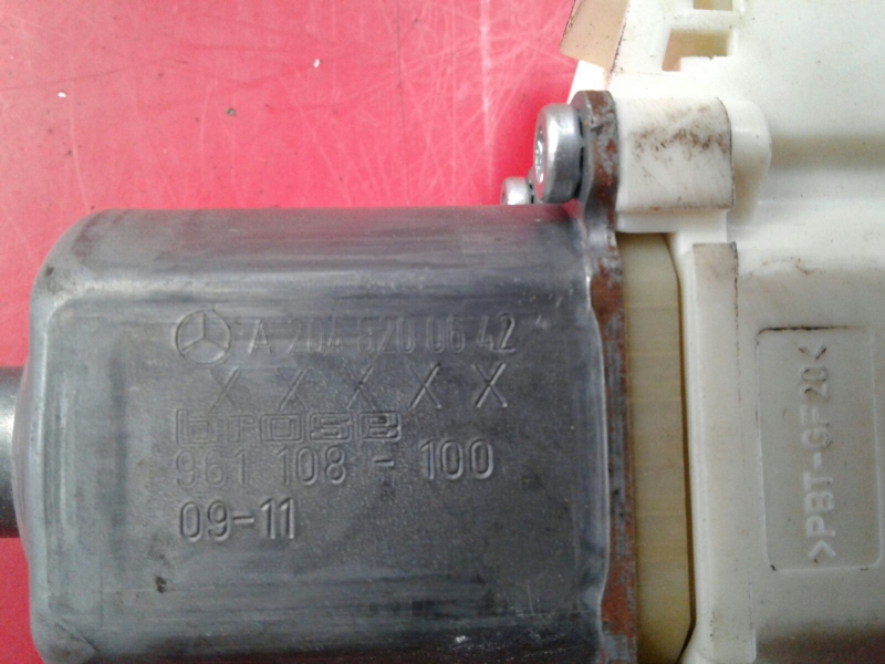 Right Rear  Door Window Regulator Motor MERCEDES-BENZ Classe C (W204) Imagem-2