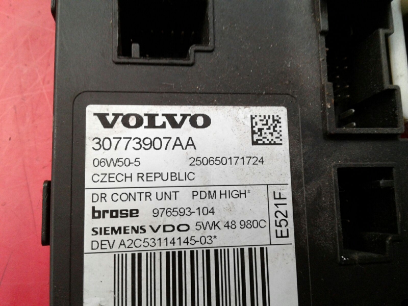 Moteur lève-vitre avant Droite VOLVO V50 (MW) Imagem-2