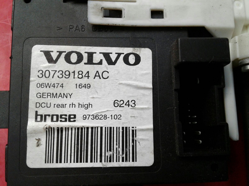 Moteur lève-vitre arrière Droite VOLVO V50 (MW) Imagem-3