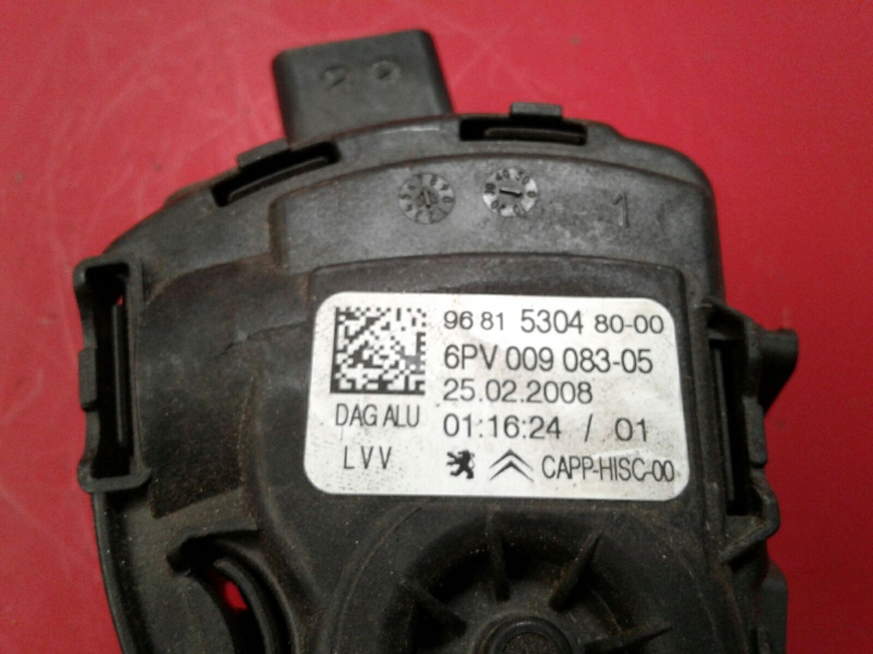 Accelerator Pedal PEUGEOT 207 CC (WD_) Imagem-1
