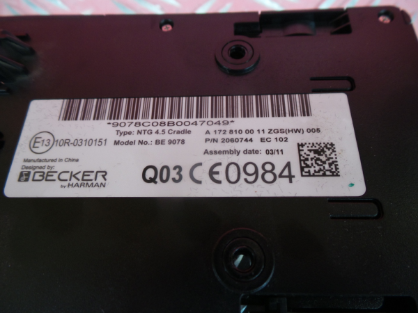 Botón / interruptor electromecánico MERCEDES-BENZ Classe C (W204) Imagem-4