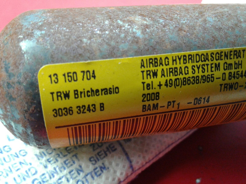 Airbag cortina esquerdo OPEL Corsa D Imagem-2