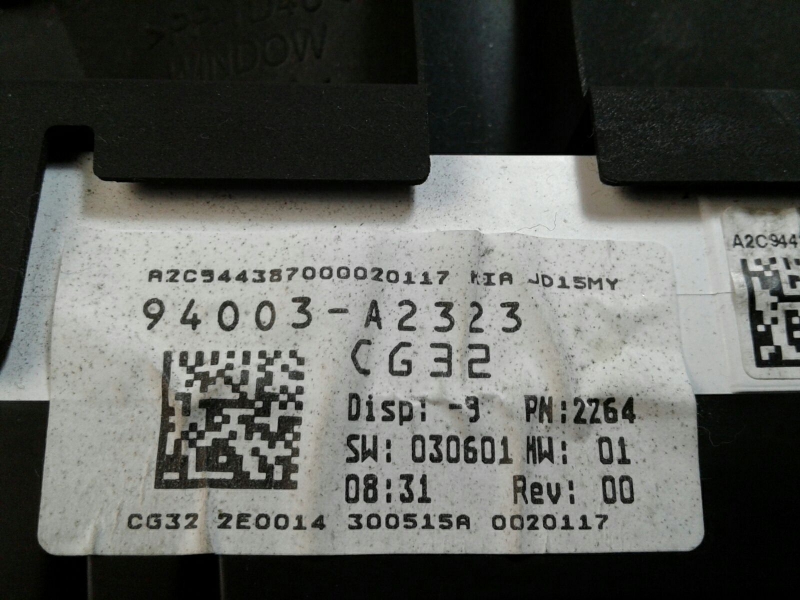 Quadro strumenti / Pannello strumenti KIA Ceed (JD) Imagem-3