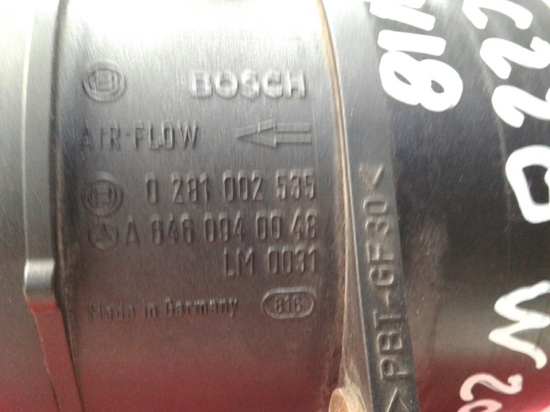 Débitmètre d'air massique (MAF) MERCEDES-BENZ Classe C (W204) Imagem-3