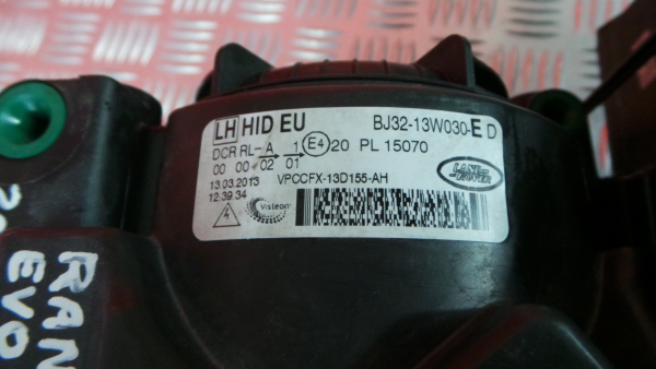Left Headlight LAND ROVER Range Rover Evoque (L538) Imagem-6