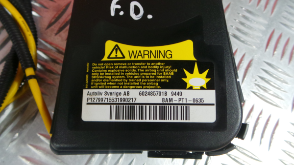 Airbag Destro SAAB 9-3 Station Wagon (YS3F) Imagem-3
