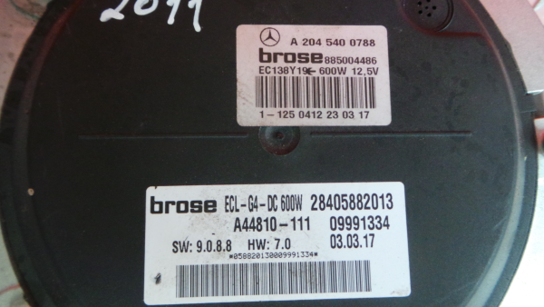 Ventilateur radiateur MERCEDES-BENZ Classe C (W204) Imagem-4