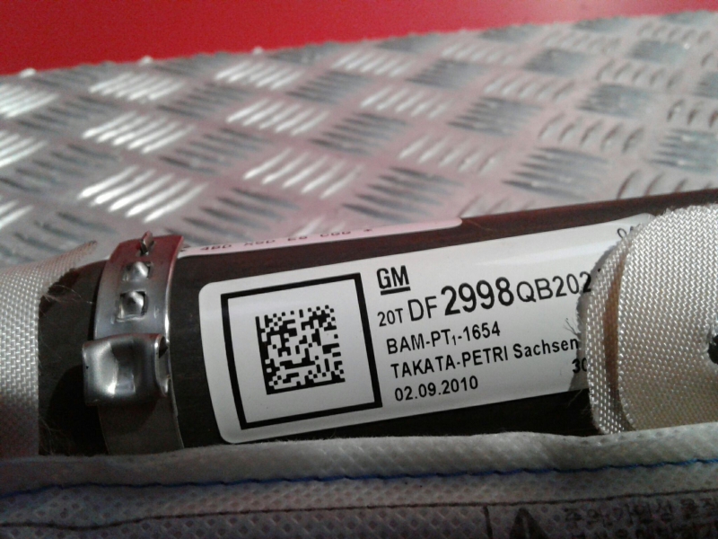 Airbag cortina esquerdo OPEL Insignia A Sedan (G09) Imagem-3
