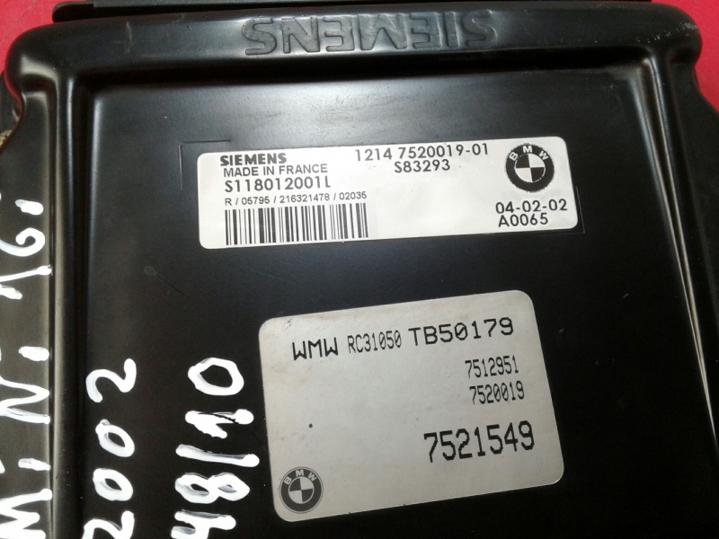 Centralina motor / ECU MINI Mini (R50, R53) Imagem-3