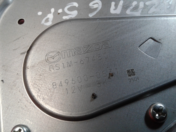 Rear Wiper Motor MAZDA 6 Hatchback (GH) Imagem-3