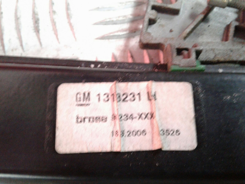 Left front window regulator OPEL Astra H TwinTop (L67) Imagem-4