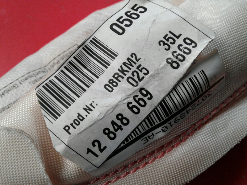 Airbag cortina esquerdo OPEL Insignia A (G09) Imagem-3