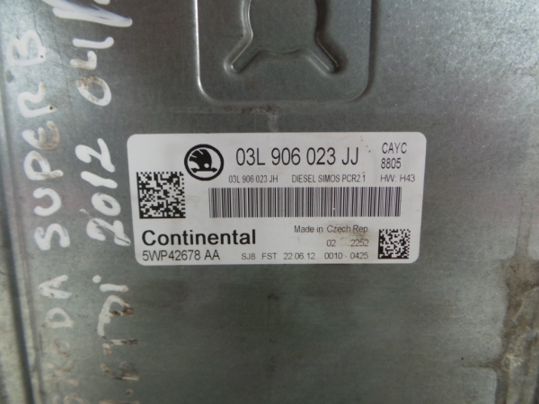 Centralina motor / ECU SKODA Superb II Break (3T5) Imagem-2