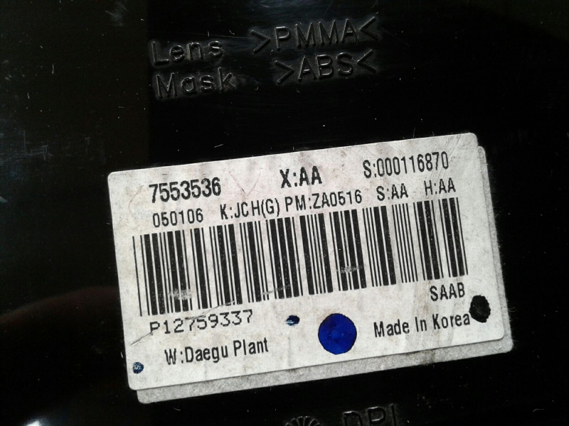 Compteur de vitesse SAAB 9-3 Sedan (YS3F) Imagem-3