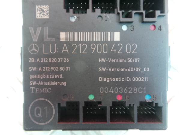 Módulo puerta Frente Derecho MERCEDES-BENZ Classe C (W204) Imagem-2