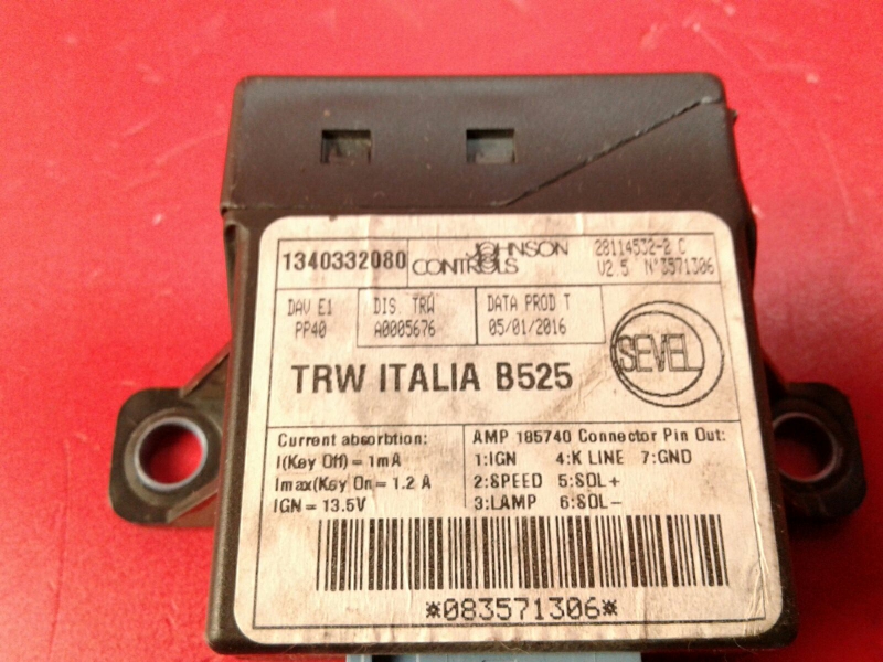 Pulsante / interruttore elettromeccanico FIAT Ducato (250_, 290_) Imagem-3