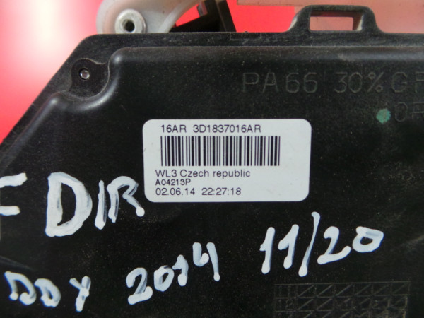 Front Right Door Lock VOLKSWAGEN Caddy III (2K, 2C) Imagem-6