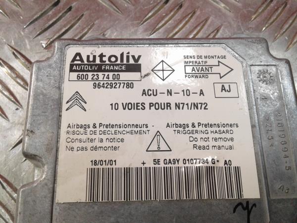 Airbag control unit / ECU Airbag CITROËN XSara (N1) Imagem-1